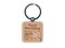Happy Birthday You're Like 1000 In Dog Years Funny Engraved Wood Square Keychain Tag Charm